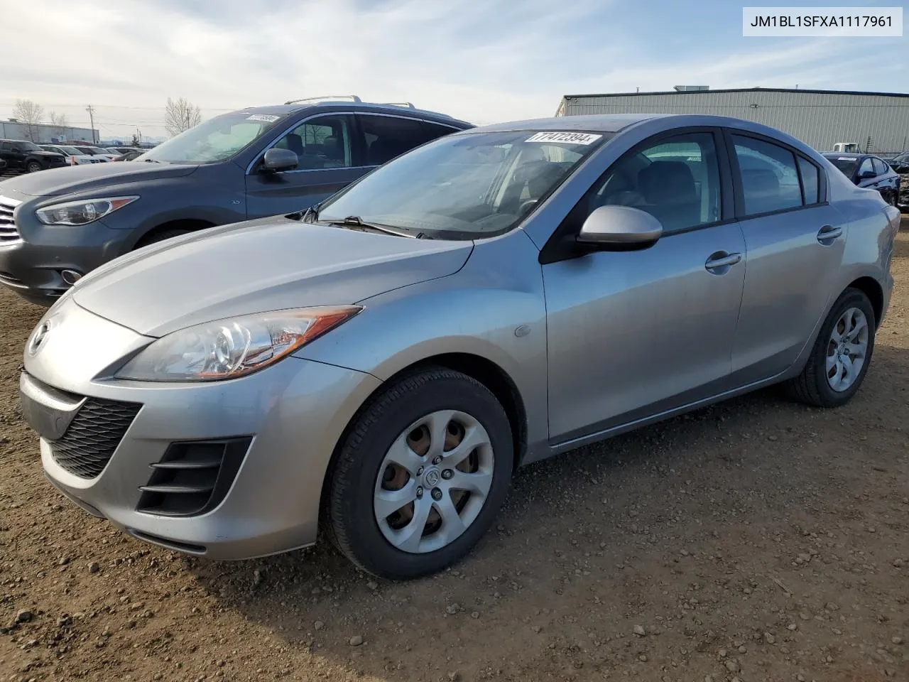 2010 Mazda 3 I VIN: JM1BL1SFXA1117961 Lot: 77472394