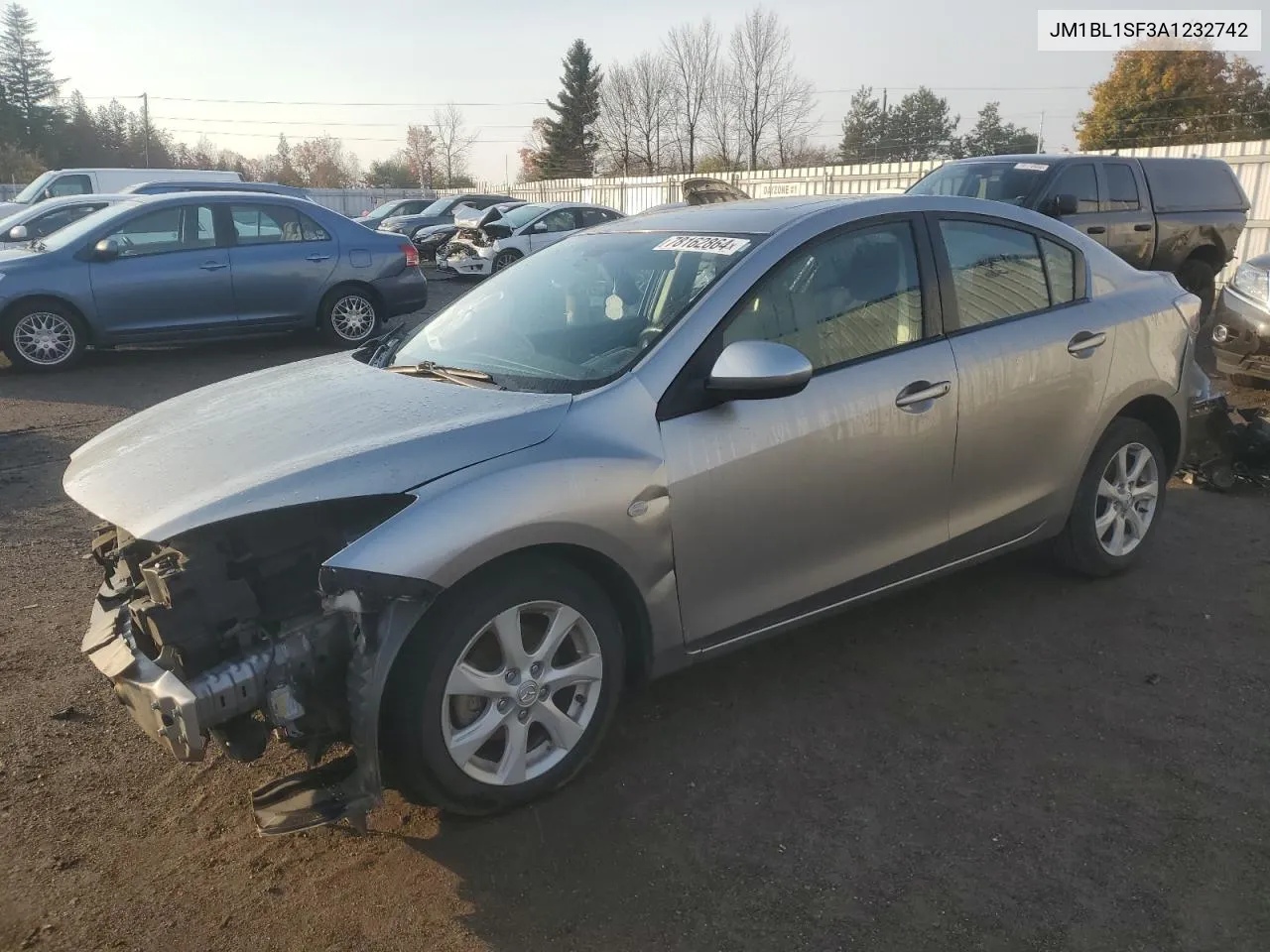 2010 Mazda 3 I VIN: JM1BL1SF3A1232742 Lot: 78162864