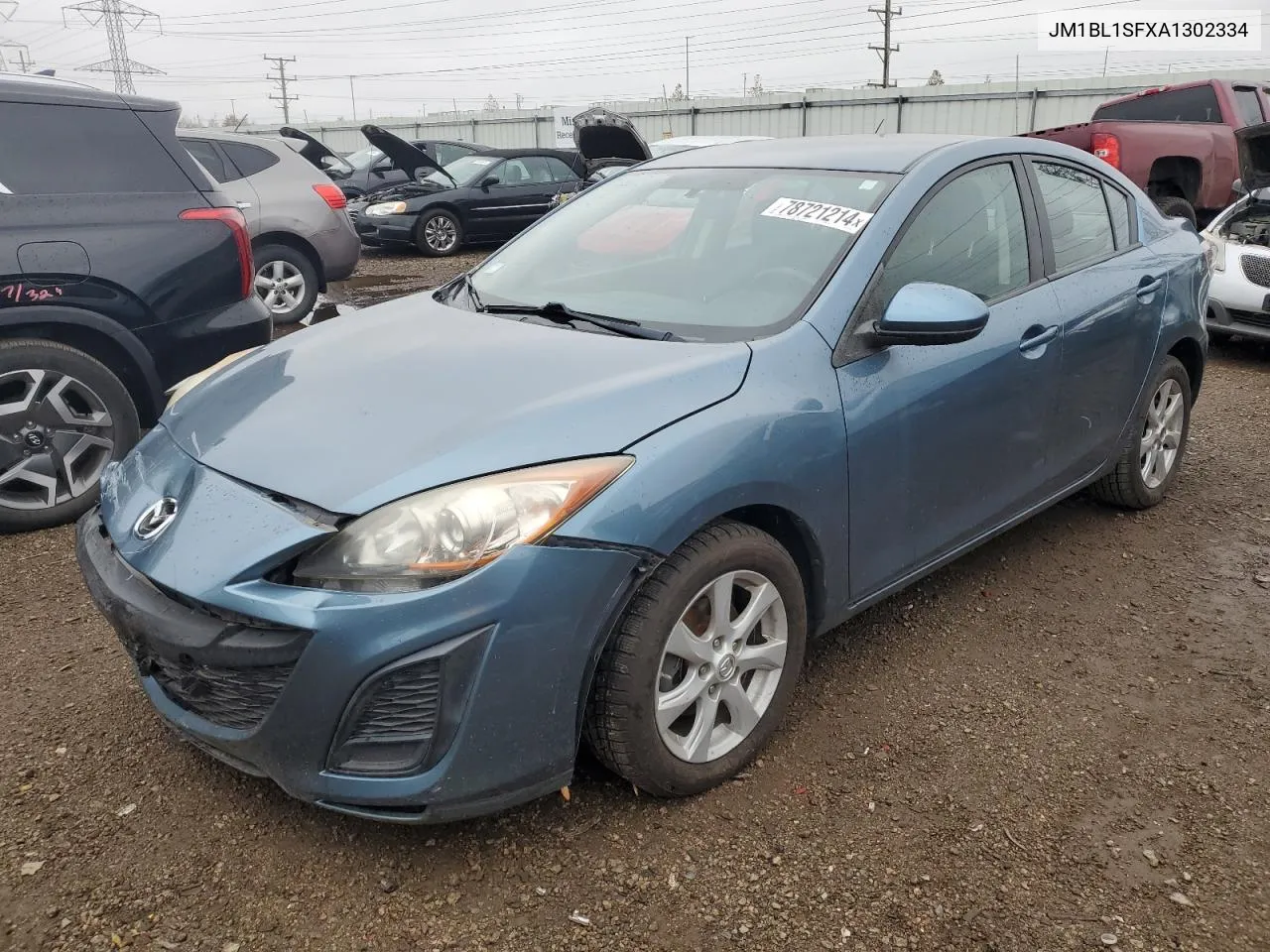 2010 Mazda 3 I VIN: JM1BL1SFXA1302334 Lot: 78721214