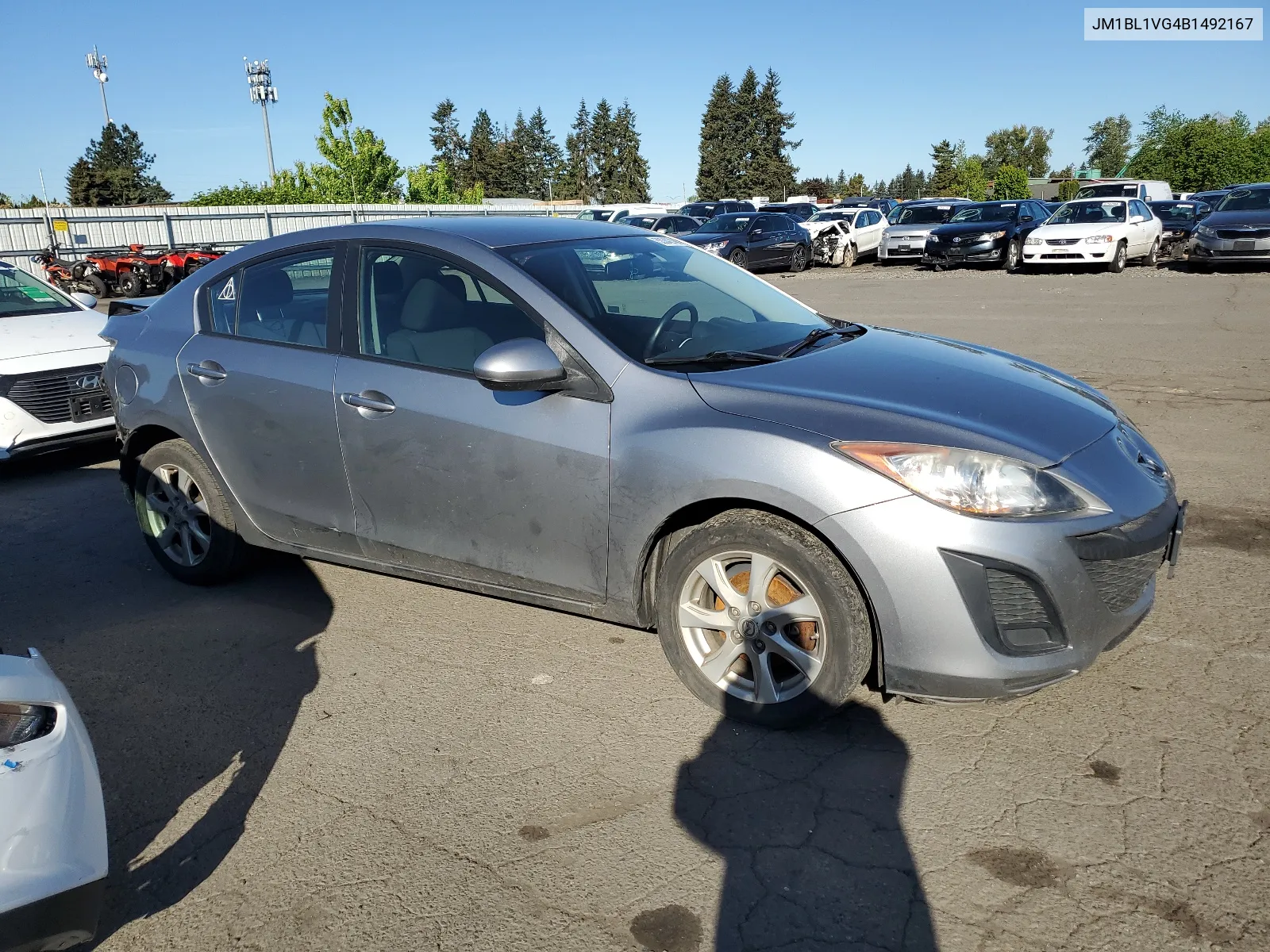 2011 Mazda 3 I VIN: JM1BL1VG4B1492167 Lot: 53342704