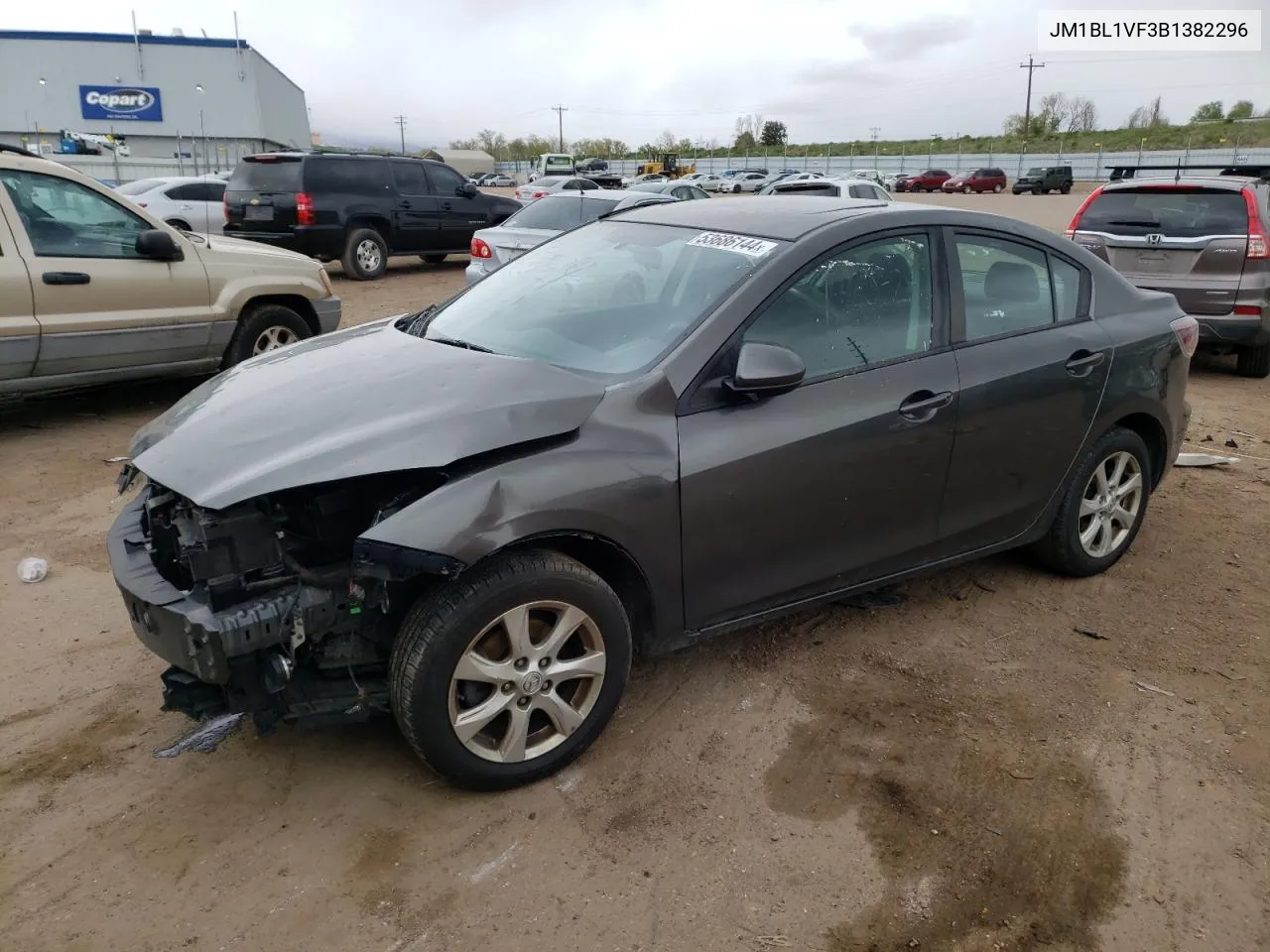 JM1BL1VF3B1382296 2011 Mazda 3 I