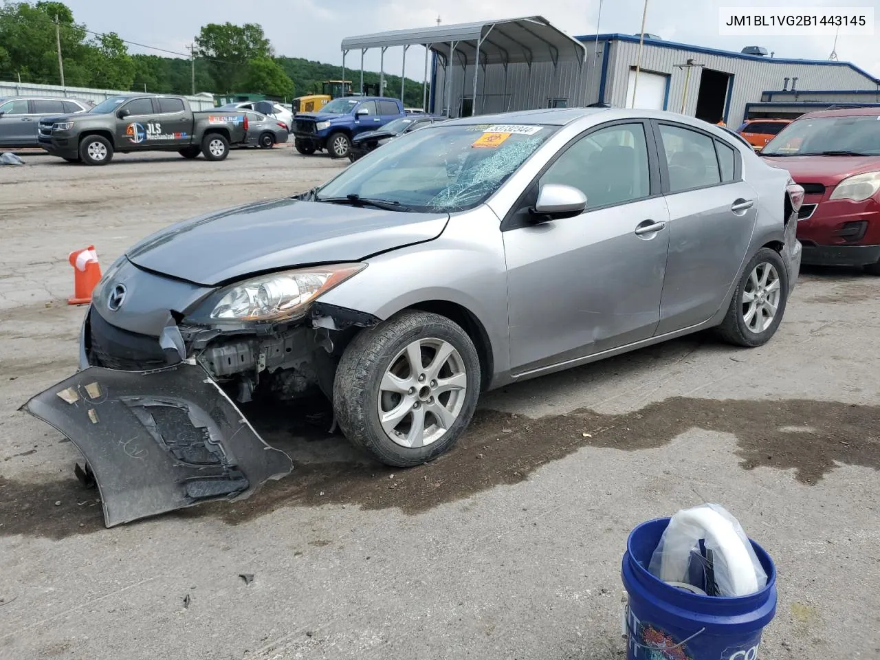 2011 Mazda 3 I VIN: JM1BL1VG2B1443145 Lot: 53732344