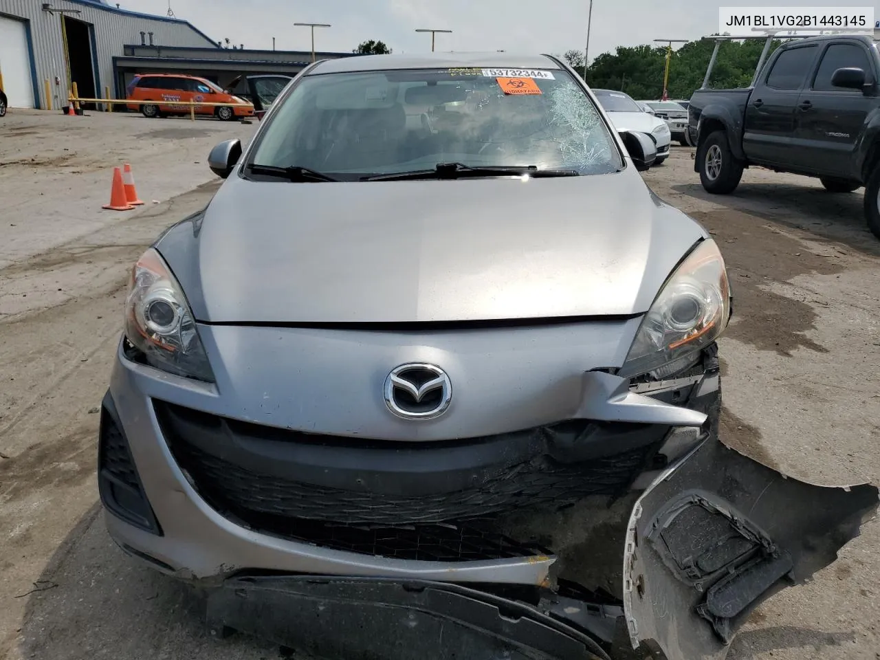 2011 Mazda 3 I VIN: JM1BL1VG2B1443145 Lot: 53732344