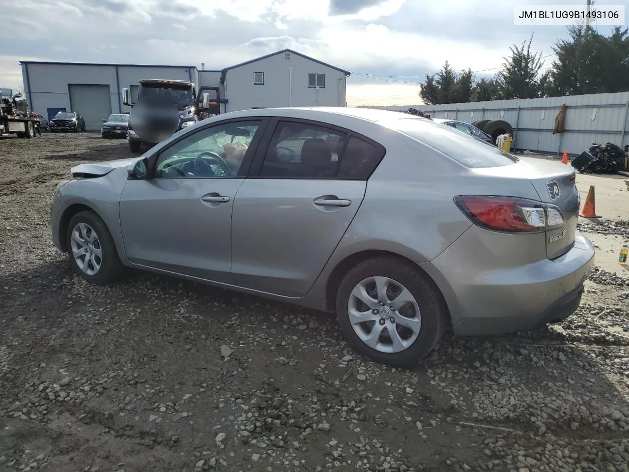 2011 Mazda 3 I VIN: JM1BL1UG9B1493106 Lot: 57272674