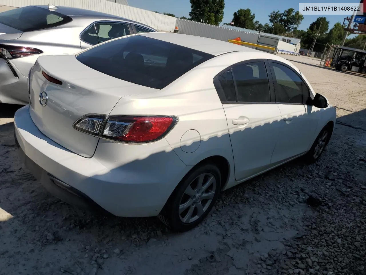 2011 Mazda 3 I VIN: JM1BL1VF1B1408622 Lot: 58348444