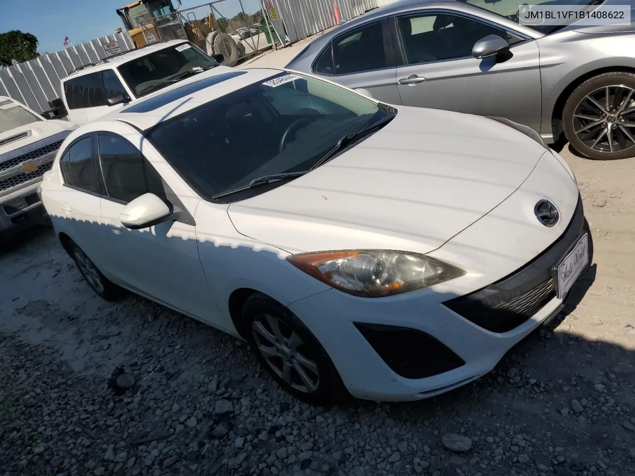 2011 Mazda 3 I VIN: JM1BL1VF1B1408622 Lot: 58348444