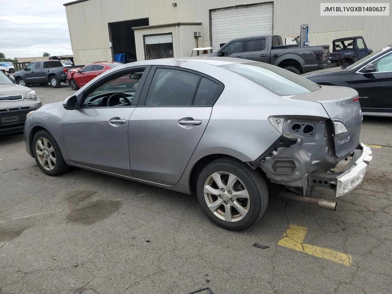 2011 Mazda 3 I VIN: JM1BL1VGXB1480637 Lot: 58429214