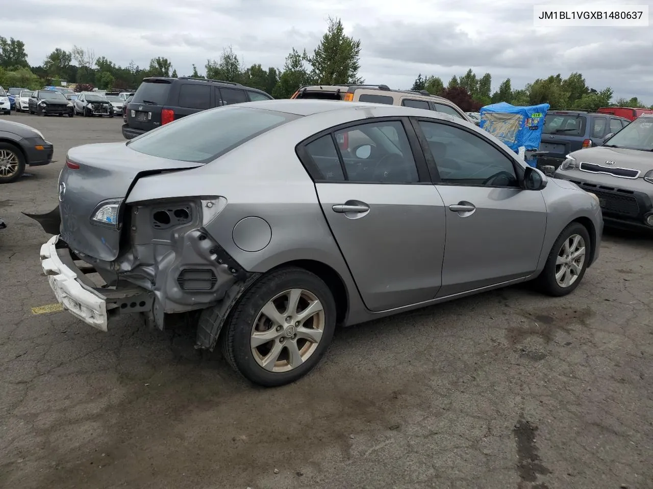 2011 Mazda 3 I VIN: JM1BL1VGXB1480637 Lot: 58429214