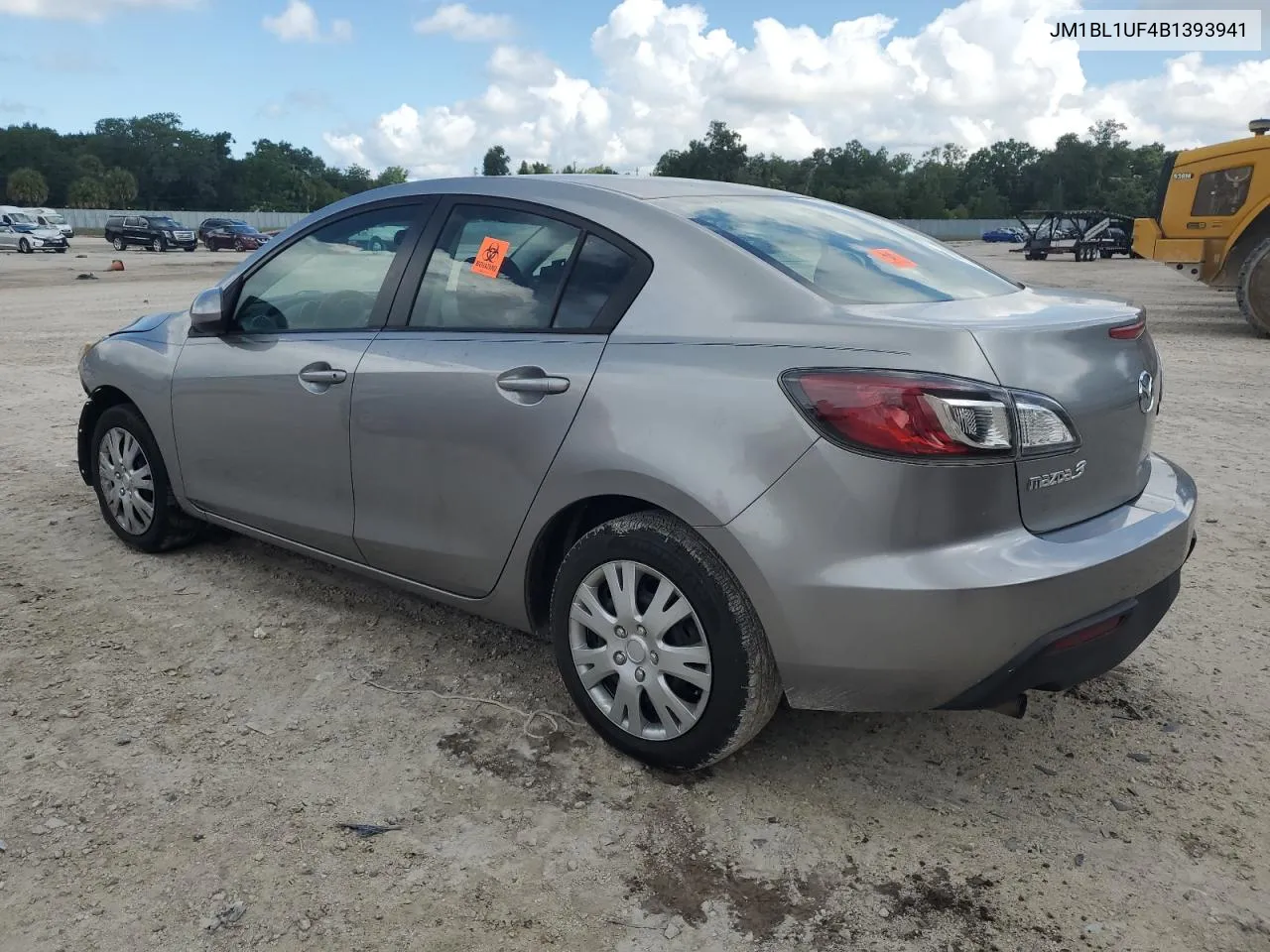 2011 Mazda 3 I VIN: JM1BL1UF4B1393941 Lot: 58532164