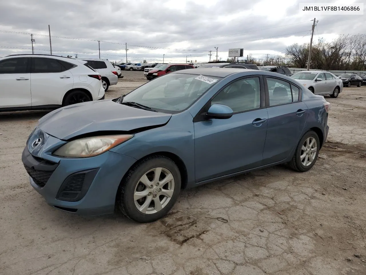 2011 Mazda 3 I VIN: JM1BL1VF8B1406866 Lot: 59367494