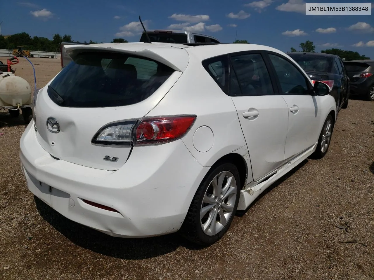 2011 Mazda 3 S VIN: JM1BL1M53B1388348 Lot: 60259384