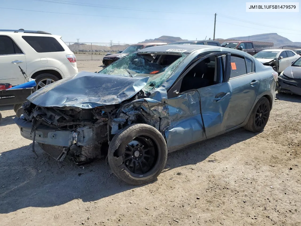 2011 Mazda 3 I VIN: JM1BL1UF5B1479579 Lot: 61041494