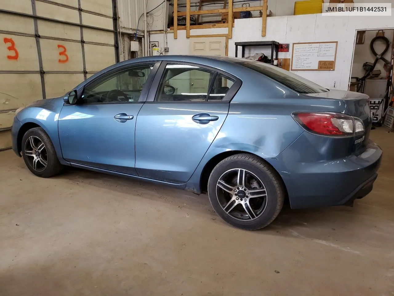 2011 Mazda 3 I VIN: JM1BL1UF1B1442531 Lot: 62271694