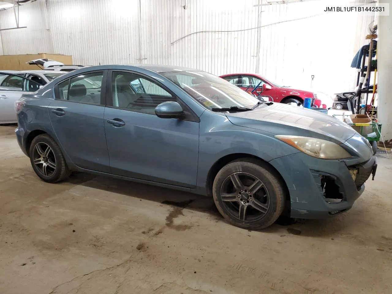 2011 Mazda 3 I VIN: JM1BL1UF1B1442531 Lot: 62271694