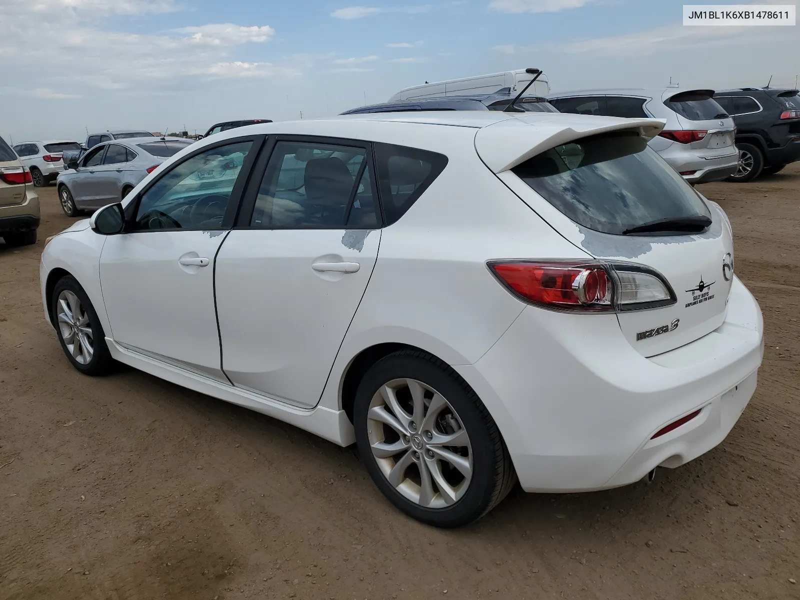 JM1BL1K6XB1478611 2011 Mazda 3 S