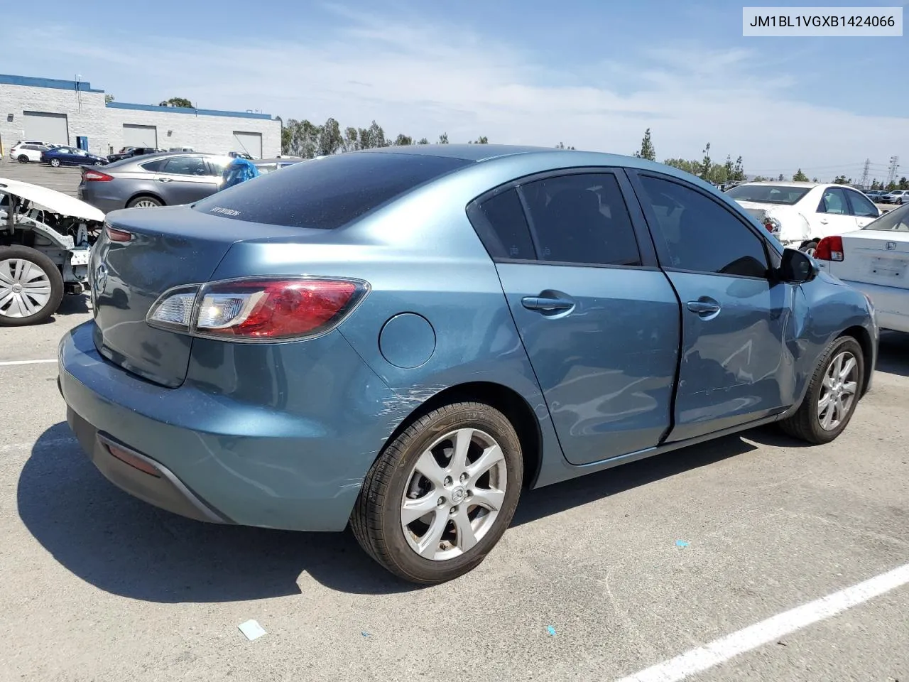 2011 Mazda 3 I VIN: JM1BL1VGXB1424066 Lot: 66163744