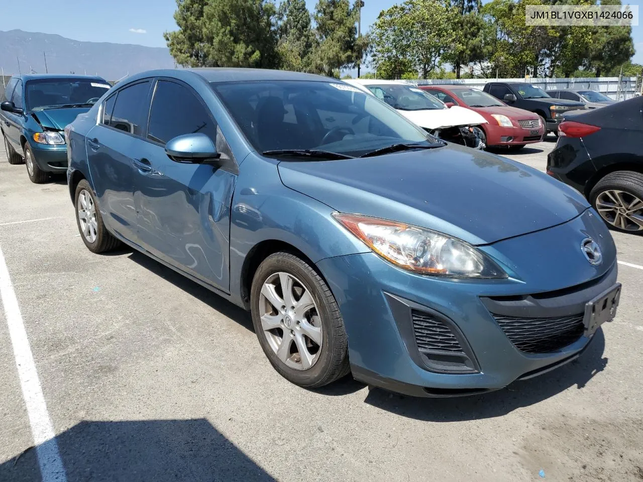 2011 Mazda 3 I VIN: JM1BL1VGXB1424066 Lot: 66163744