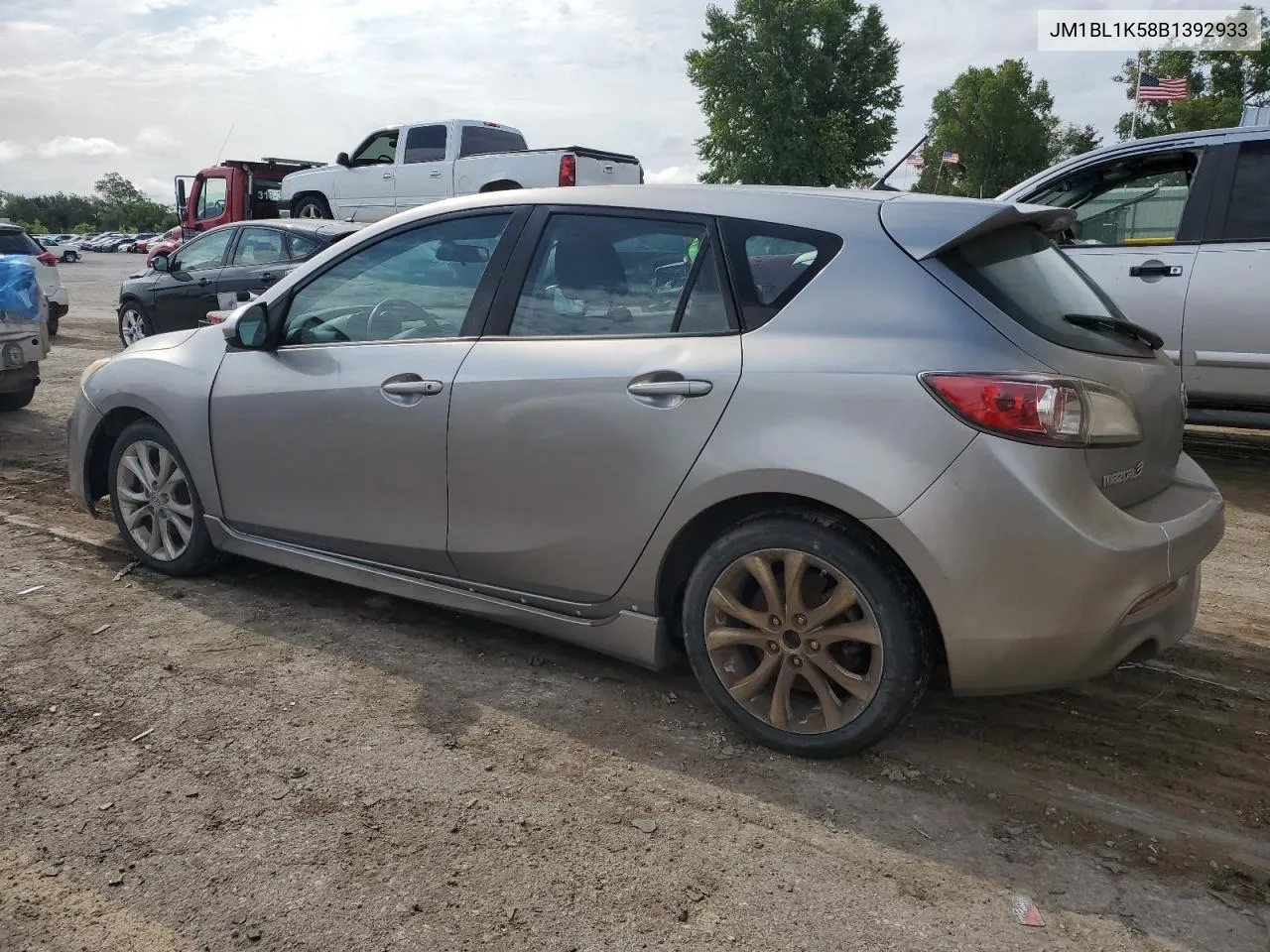 2011 Mazda 3 S VIN: JM1BL1K58B1392933 Lot: 66578764