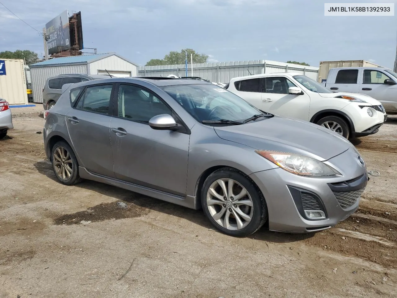 2011 Mazda 3 S VIN: JM1BL1K58B1392933 Lot: 66578764