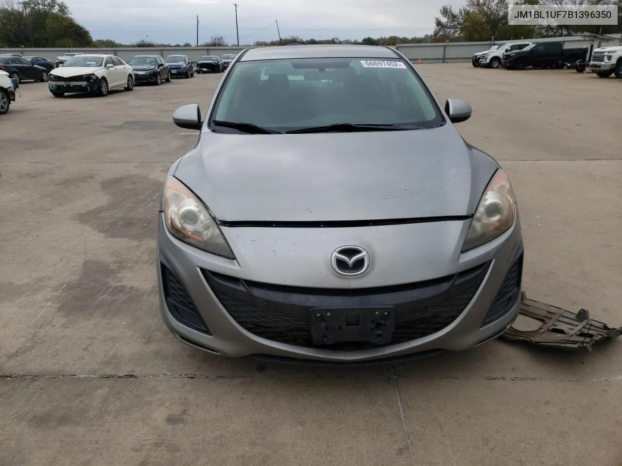 2011 Mazda 3 I VIN: JM1BL1UF7B1396350 Lot: 66697452