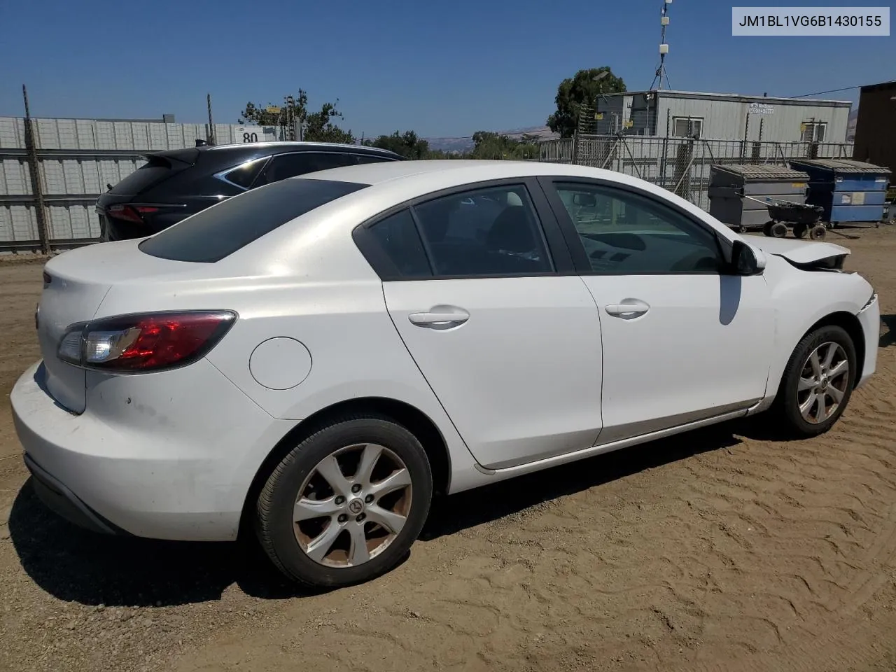 2011 Mazda 3 I VIN: JM1BL1VG6B1430155 Lot: 66824194