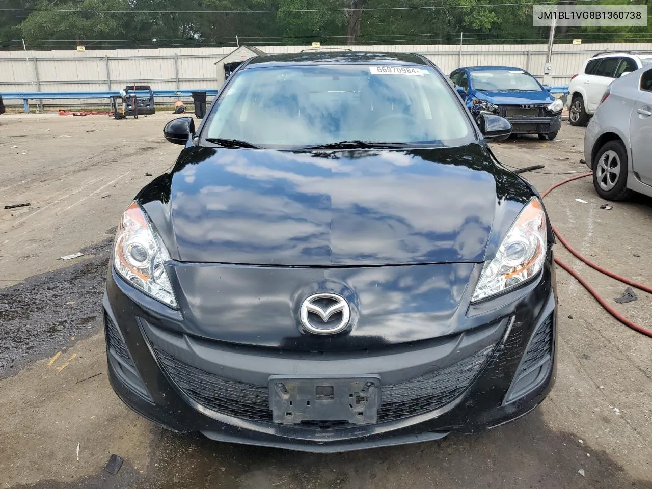 2011 Mazda 3 I VIN: JM1BL1VG8B1360738 Lot: 66970984