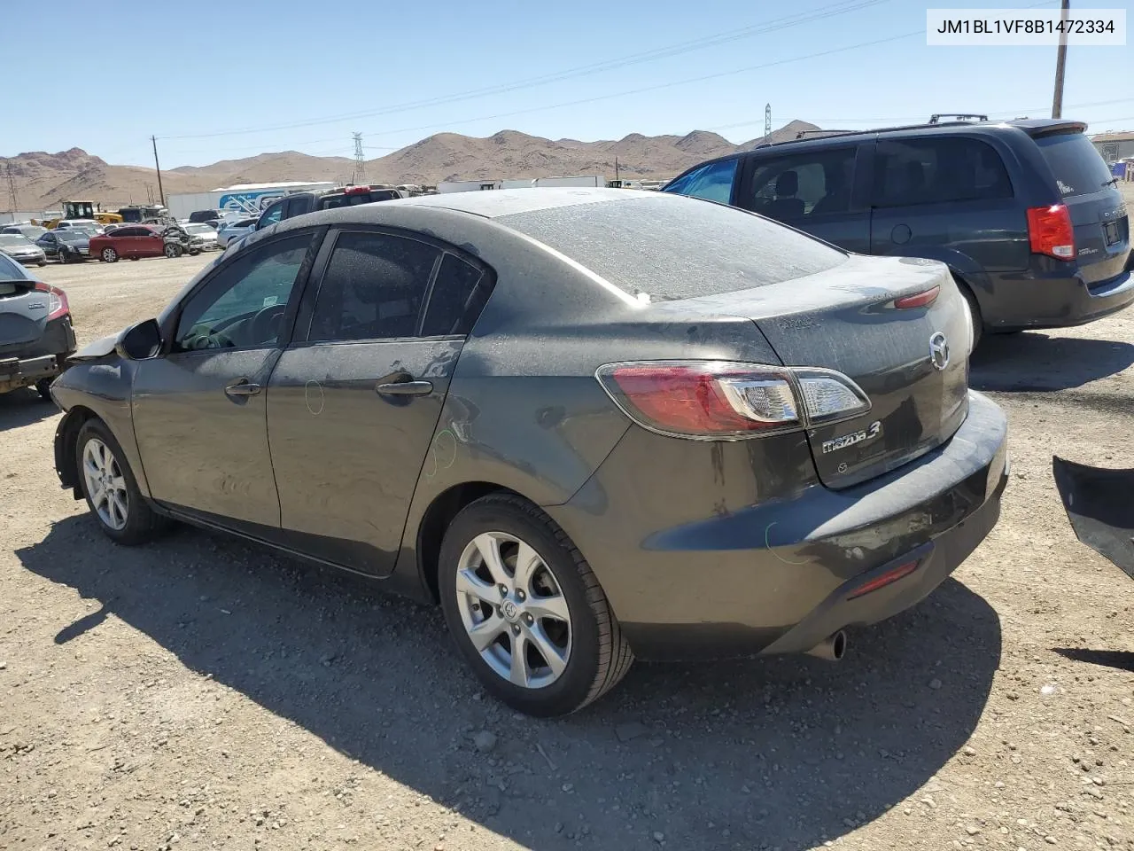 2011 Mazda 3 I VIN: JM1BL1VF8B1472334 Lot: 67530764