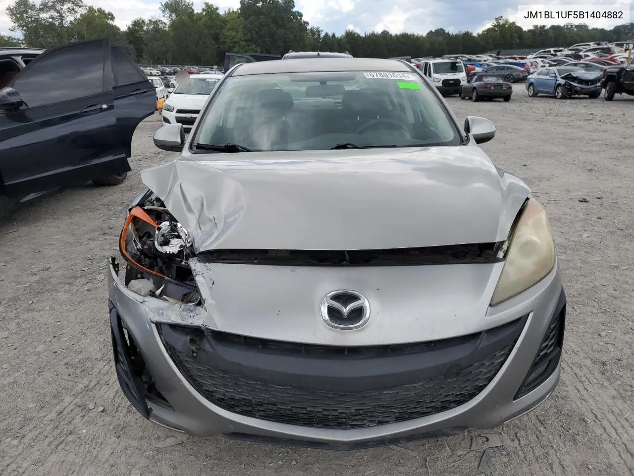 2011 Mazda 3 I VIN: JM1BL1UF5B1404882 Lot: 67801614