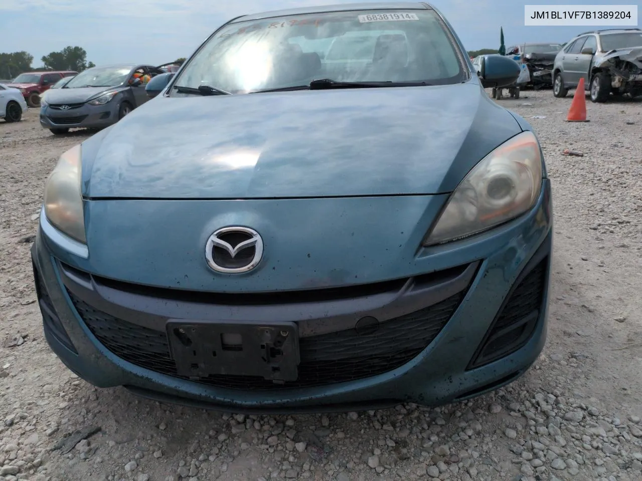 2011 Mazda 3 I VIN: JM1BL1VF7B1389204 Lot: 68381914