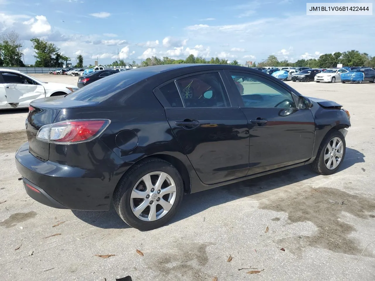 2011 Mazda 3 I VIN: JM1BL1VG6B1422444 Lot: 68683194