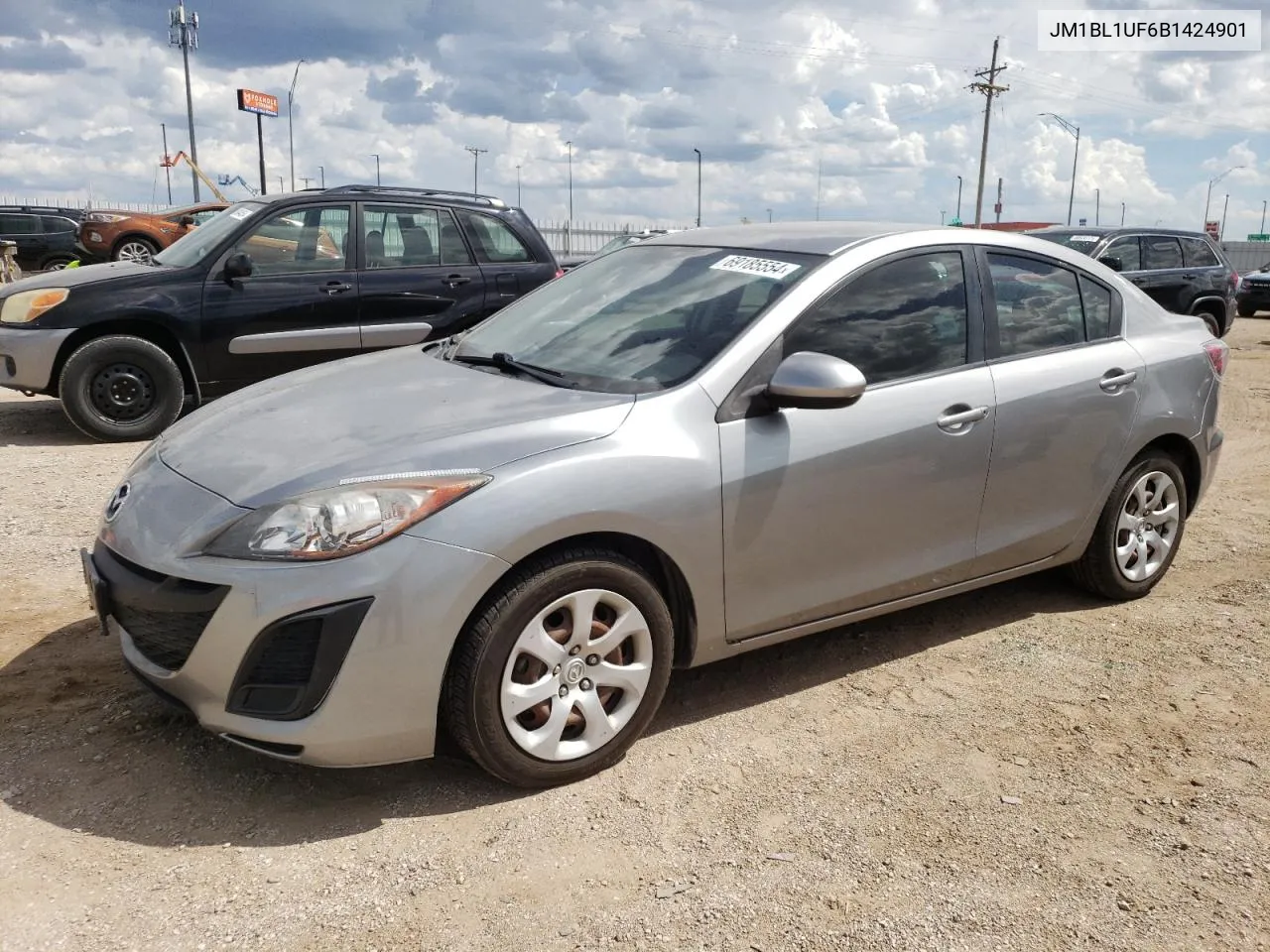 2011 Mazda 3 I VIN: JM1BL1UF6B1424901 Lot: 69185554