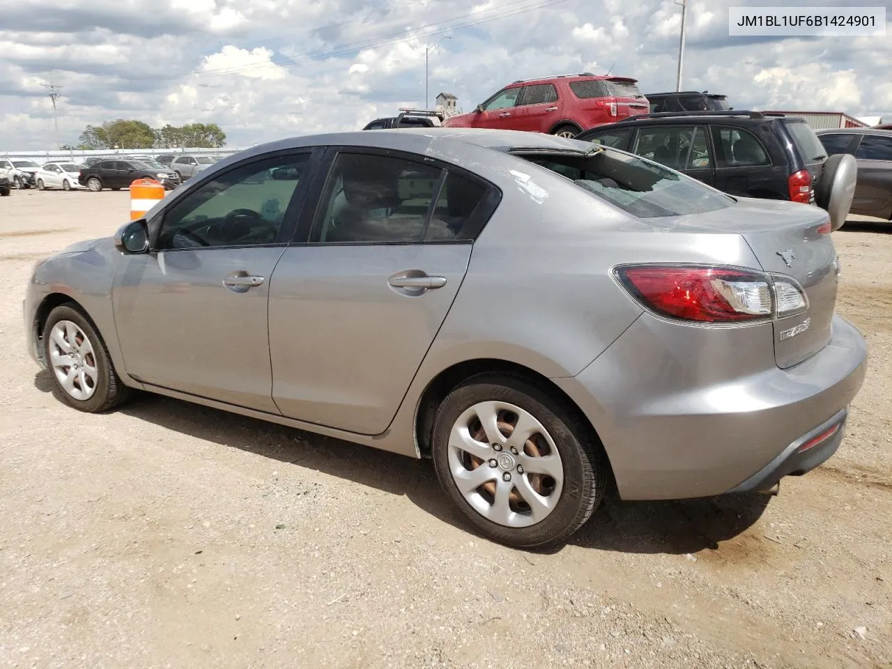 2011 Mazda 3 I VIN: JM1BL1UF6B1424901 Lot: 69185554