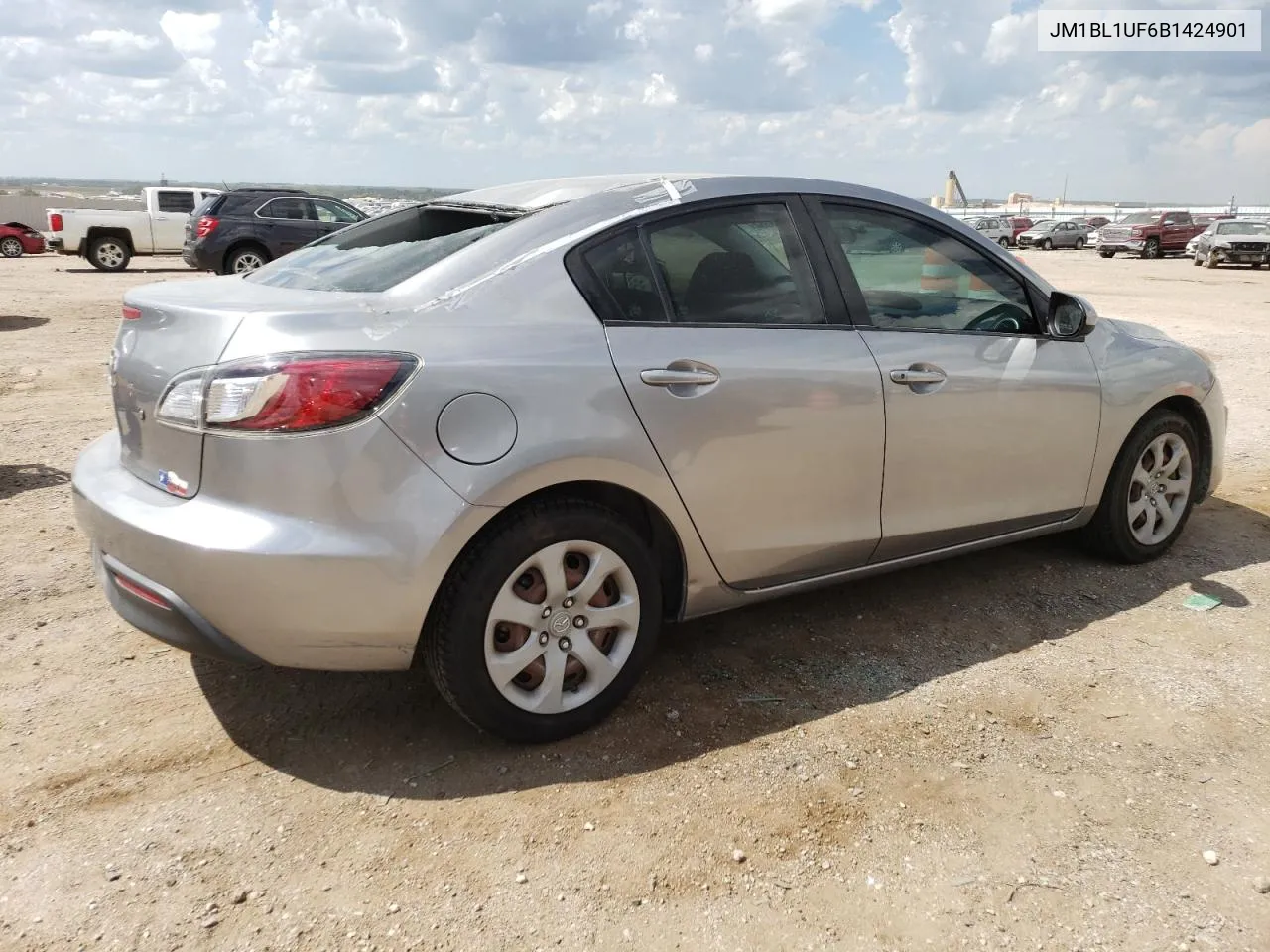 2011 Mazda 3 I VIN: JM1BL1UF6B1424901 Lot: 69185554