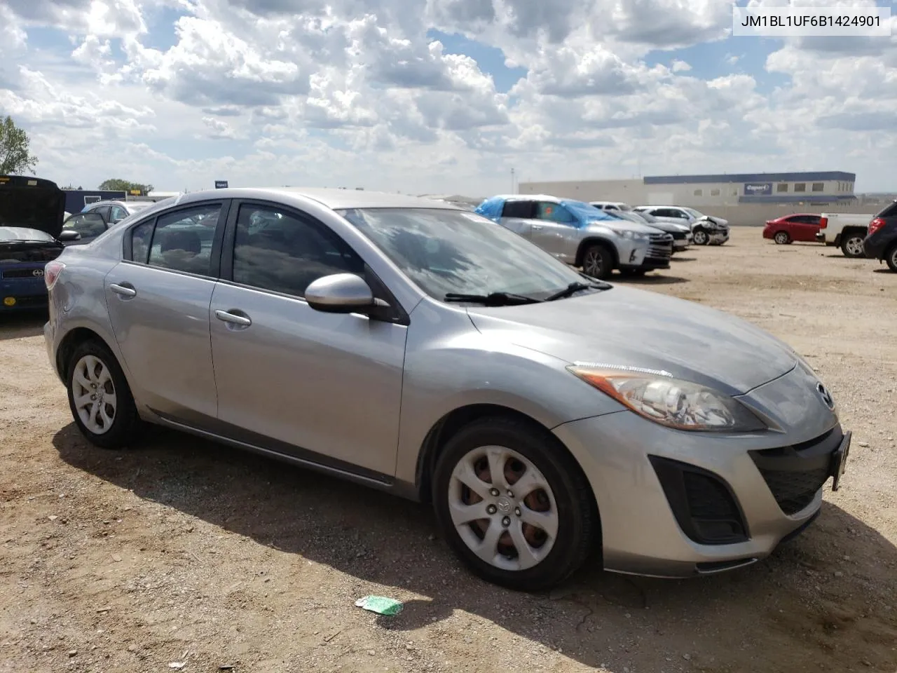 2011 Mazda 3 I VIN: JM1BL1UF6B1424901 Lot: 69185554