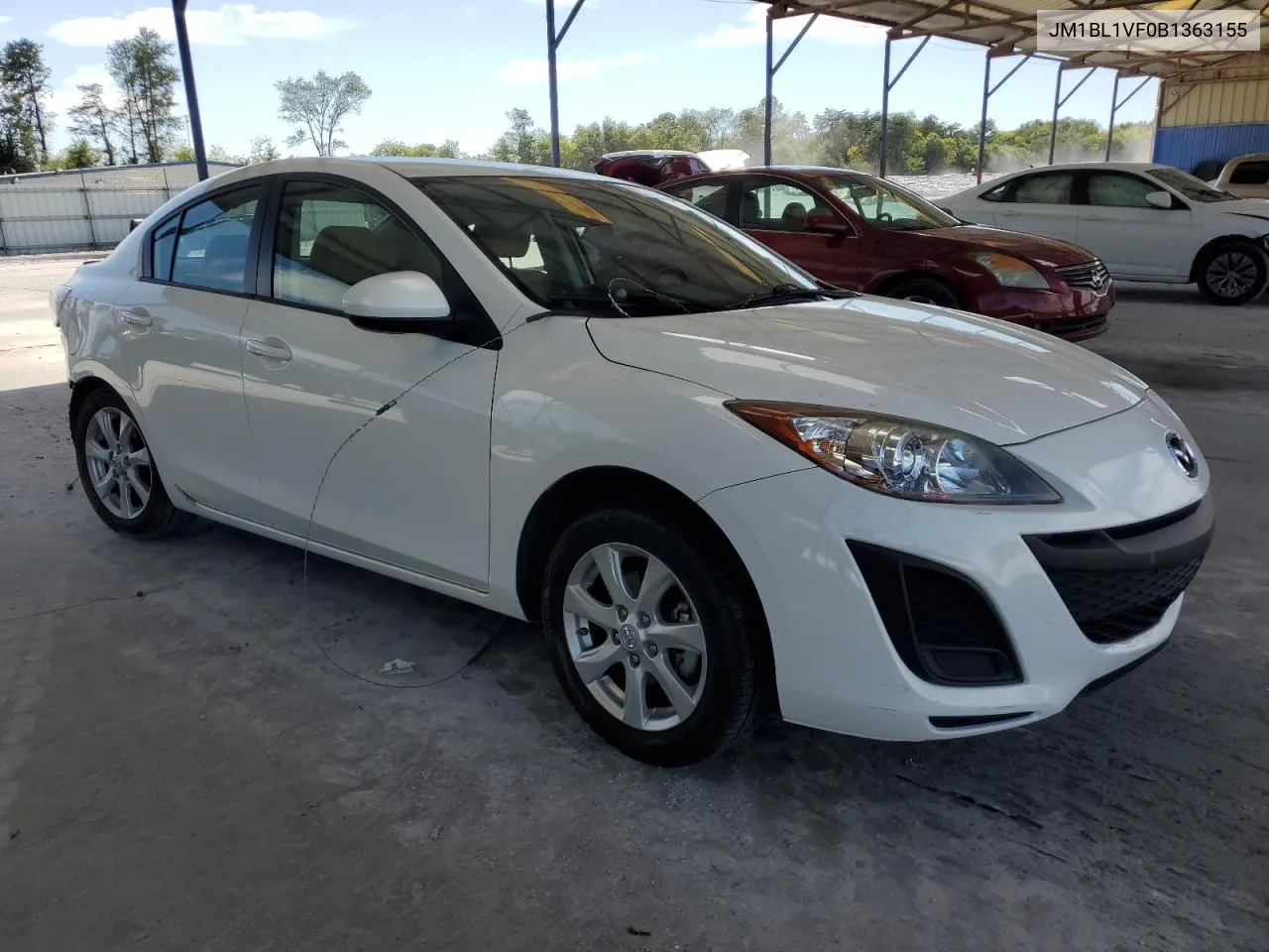 2011 Mazda 3 I VIN: JM1BL1VF0B1363155 Lot: 70136384