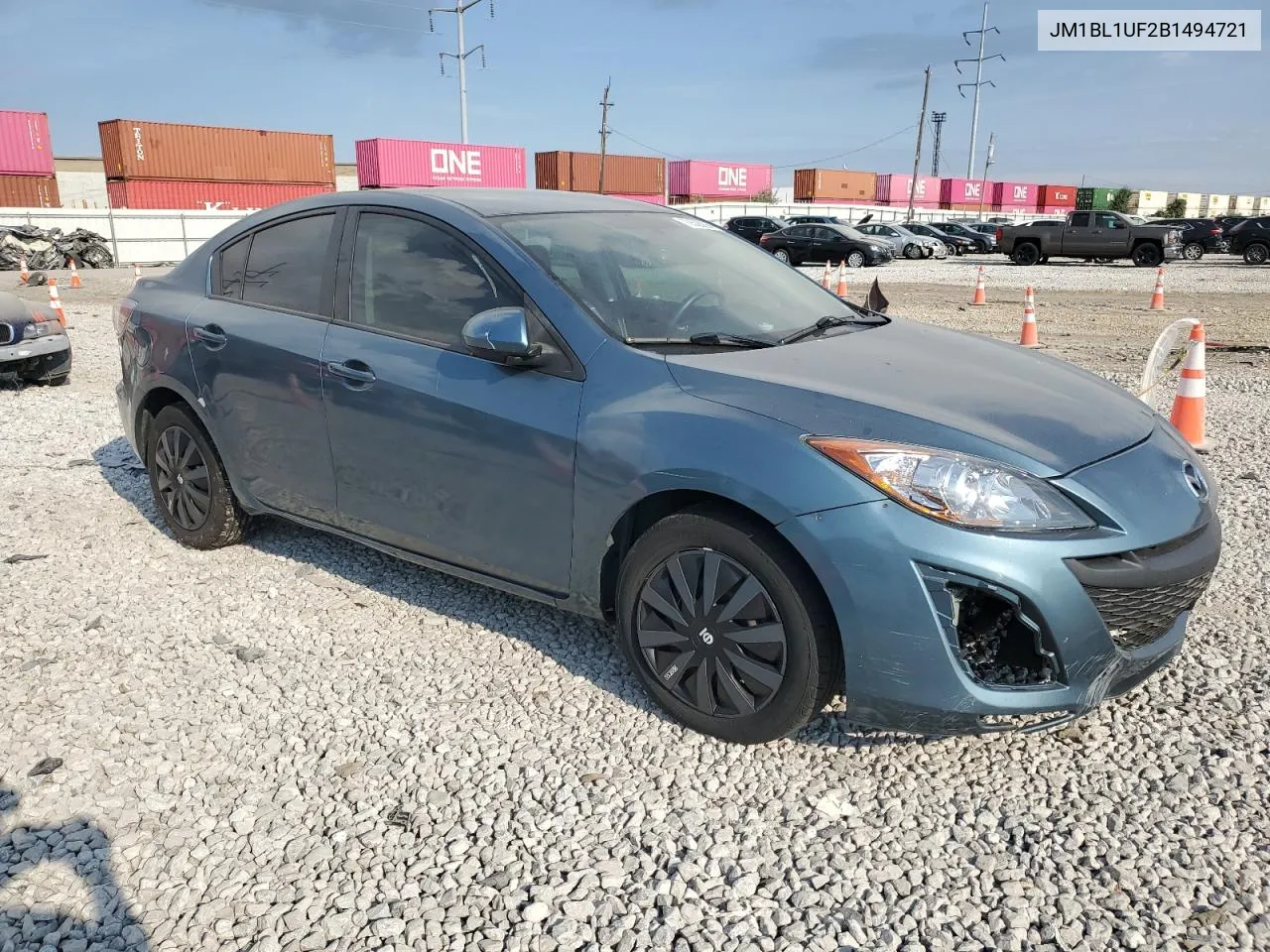 2011 Mazda 3 I VIN: JM1BL1UF2B1494721 Lot: 70528294