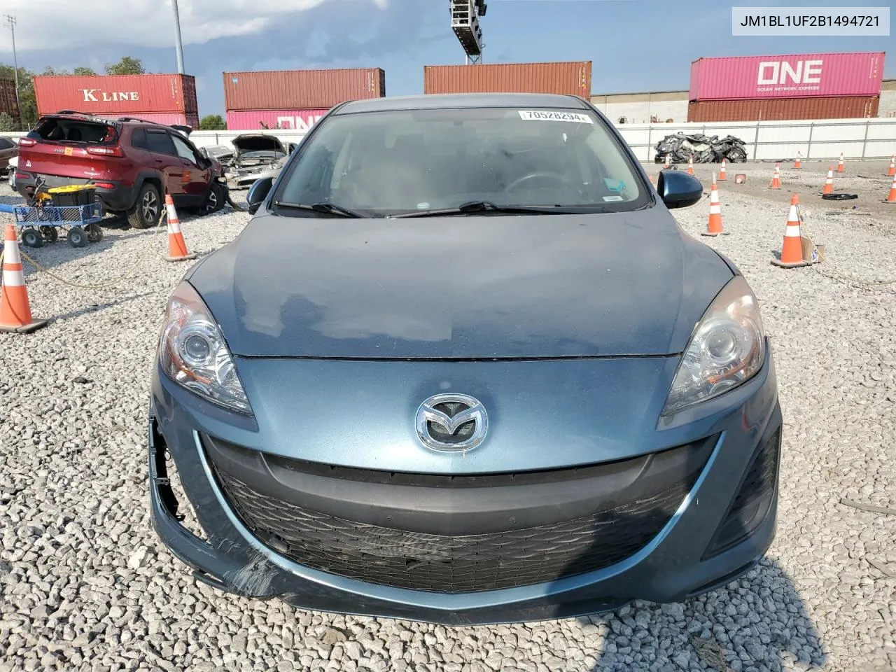 2011 Mazda 3 I VIN: JM1BL1UF2B1494721 Lot: 70528294