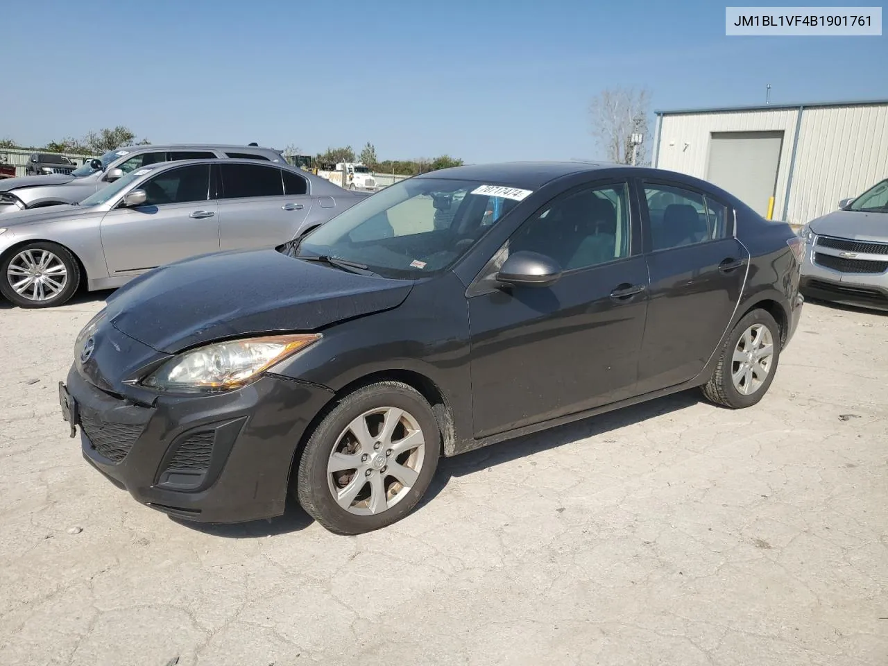 2011 Mazda 3 I VIN: JM1BL1VF4B1901761 Lot: 70717474