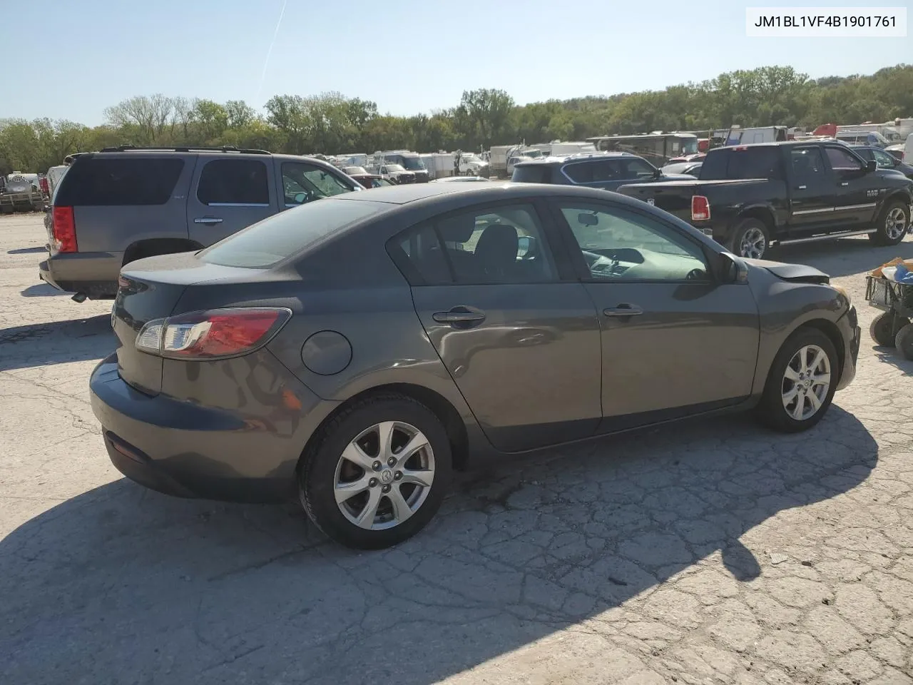 2011 Mazda 3 I VIN: JM1BL1VF4B1901761 Lot: 70717474