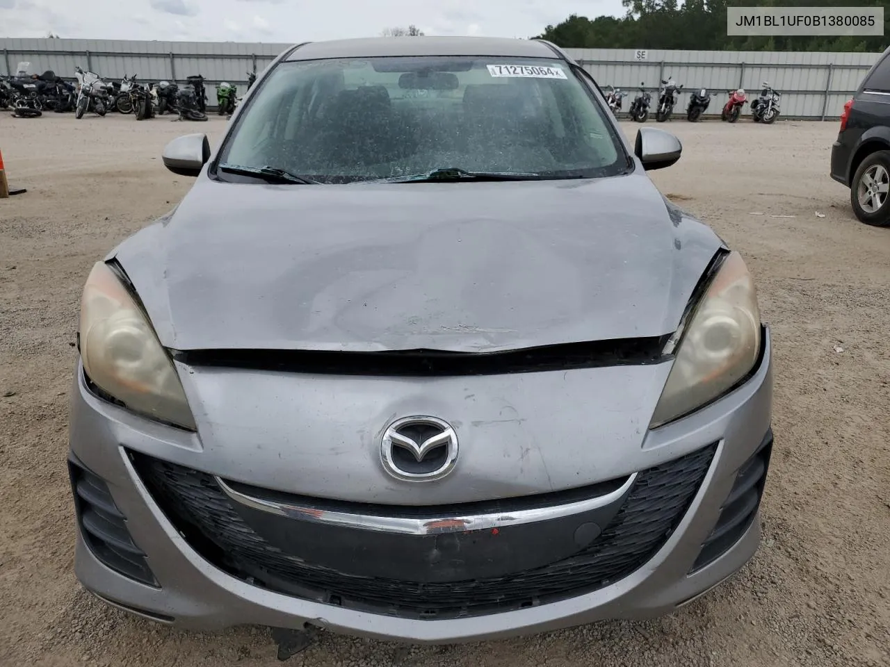 2011 Mazda 3 I VIN: JM1BL1UF0B1380085 Lot: 71275064