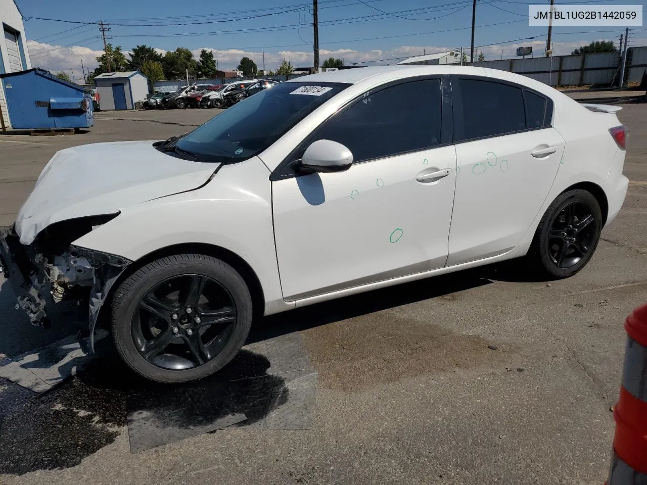 2011 Mazda 3 I VIN: JM1BL1UG2B1442059 Lot: 71600134