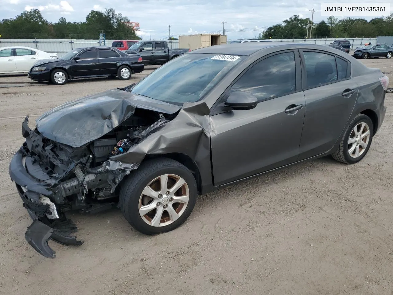 2011 Mazda 3 I VIN: JM1BL1VF2B1435361 Lot: 71947414