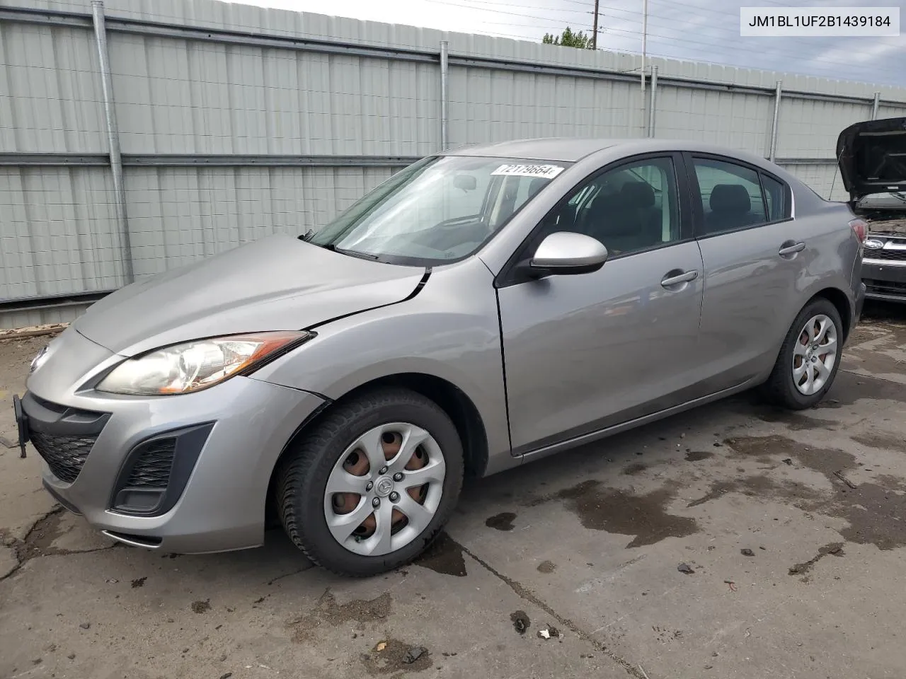 2011 Mazda 3 I VIN: JM1BL1UF2B1439184 Lot: 72179664