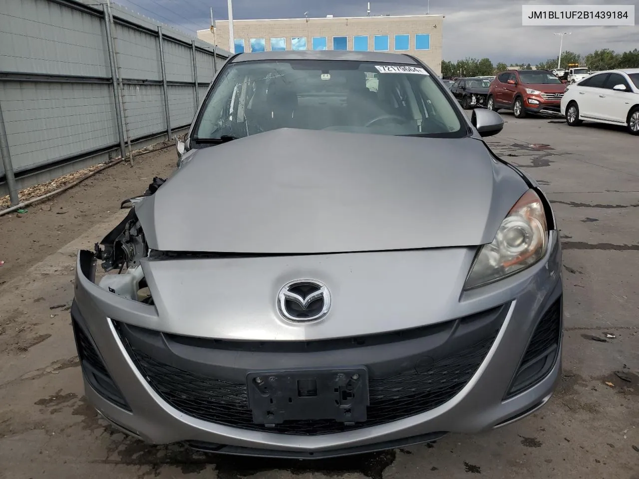 2011 Mazda 3 I VIN: JM1BL1UF2B1439184 Lot: 72179664