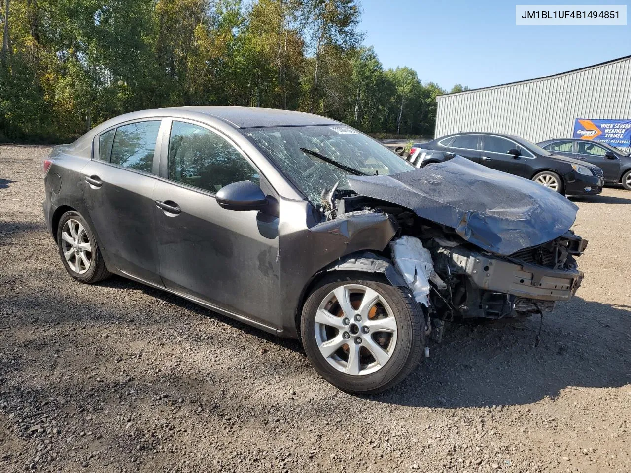 2011 Mazda 3 I VIN: JM1BL1UF4B1494851 Lot: 72280104