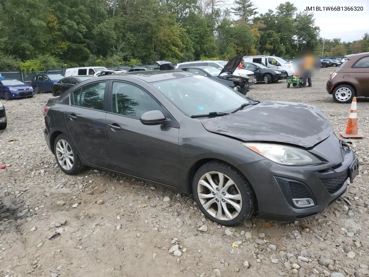 JM1BL1W66B1366320 2011 Mazda 3 S