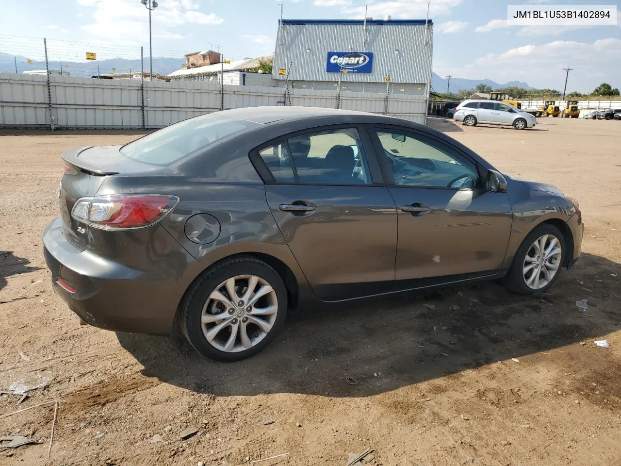 2011 Mazda 3 S VIN: JM1BL1U53B1402894 Lot: 73196474