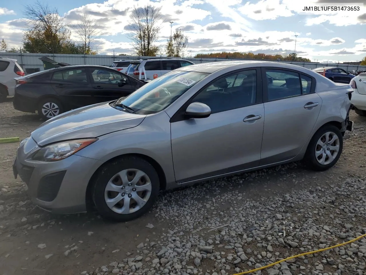 2011 Mazda 3 I VIN: JM1BL1UF5B1473653 Lot: 73612504