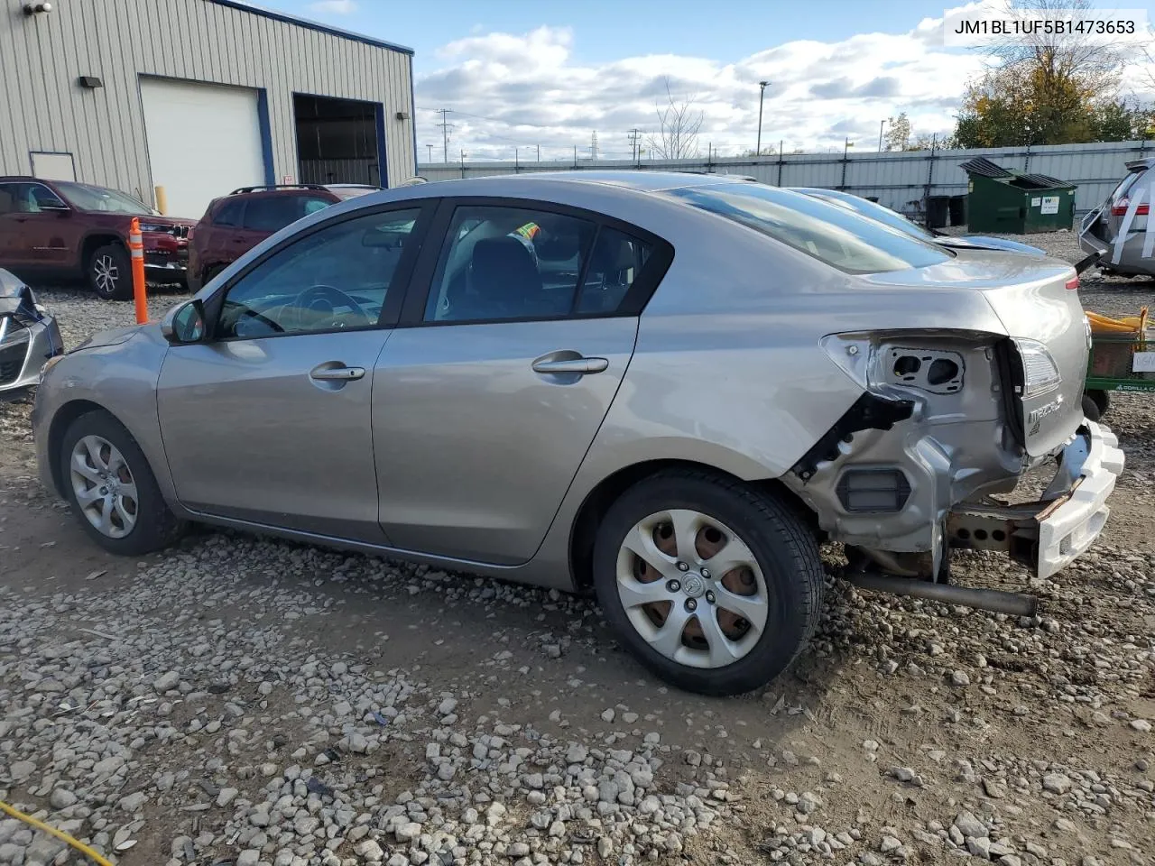 2011 Mazda 3 I VIN: JM1BL1UF5B1473653 Lot: 73612504