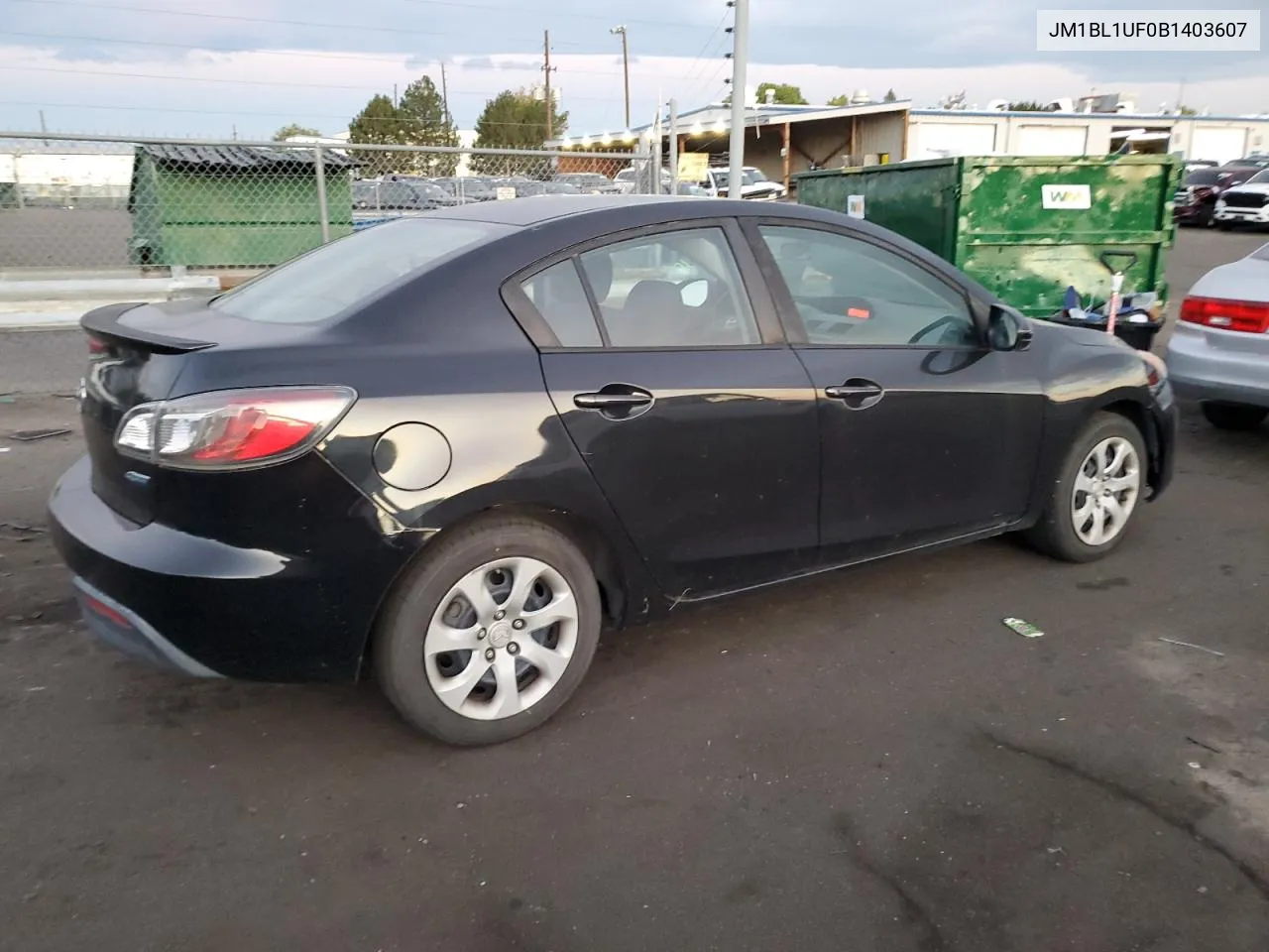 2011 Mazda 3 I VIN: JM1BL1UF0B1403607 Lot: 73783014